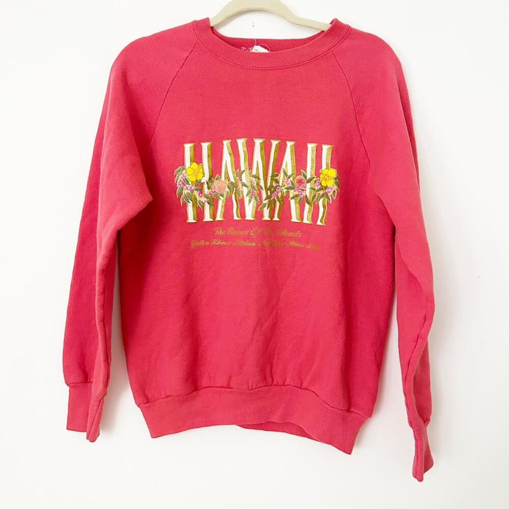 Pink Vintage Hawaii Crewneck